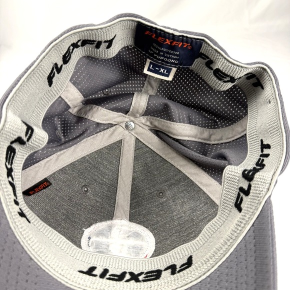 Travis Matthew Hat Men's L /XL Fitted Baseball Cap Gray Blue Golf Flex Colorado - Picture 9 of 13